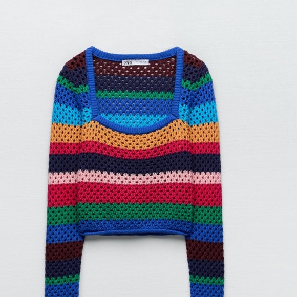Striped knit sweater multicolor - Picture 3 of 3